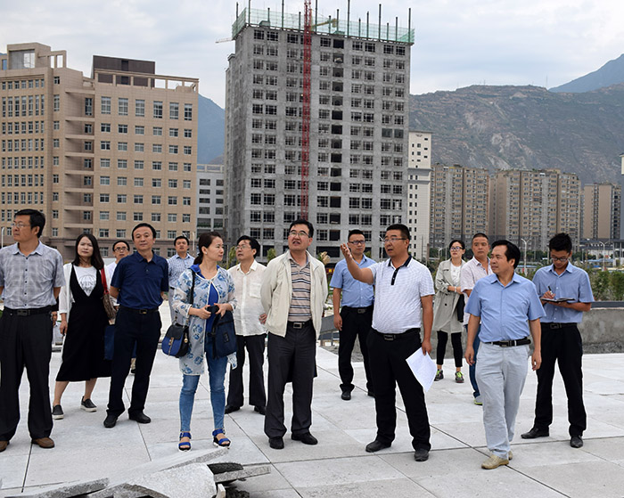 省、市聯(lián)合工作組蒞臨階州廣場(chǎng)檢查指導(dǎo)工作