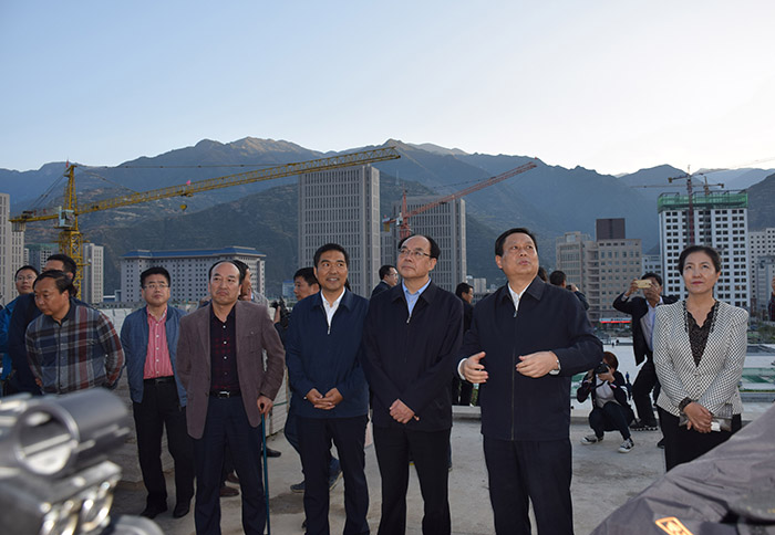 全國、省市政協(xié)委員體驗(yàn)蘭渝鐵路、視察階州廣場